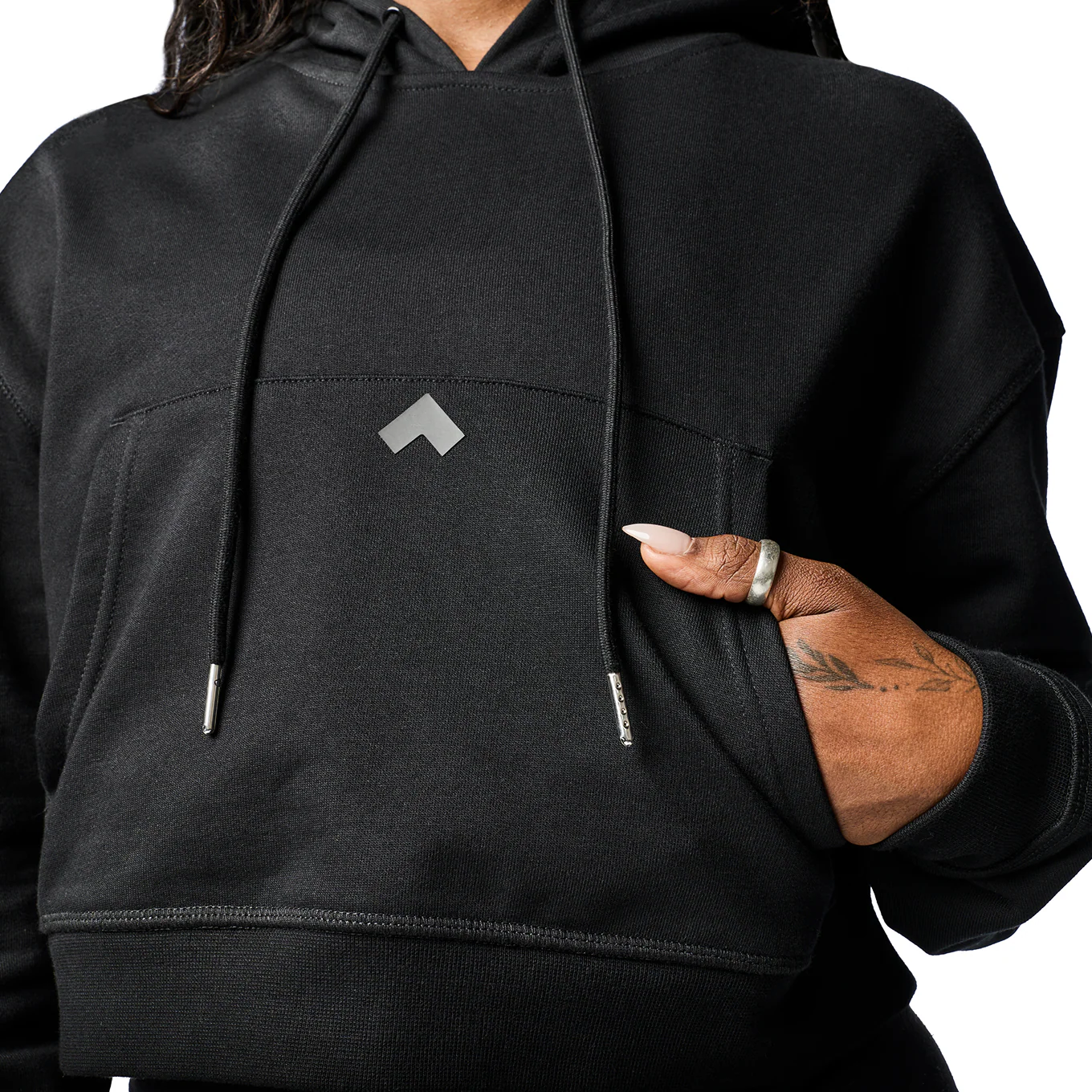 Tonal Women's Cropped Hoodie - Image 3